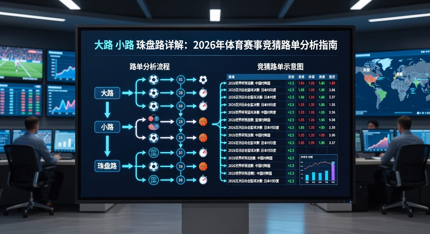 大路小路珠盘路分析：2026年世界杯投注精准指南