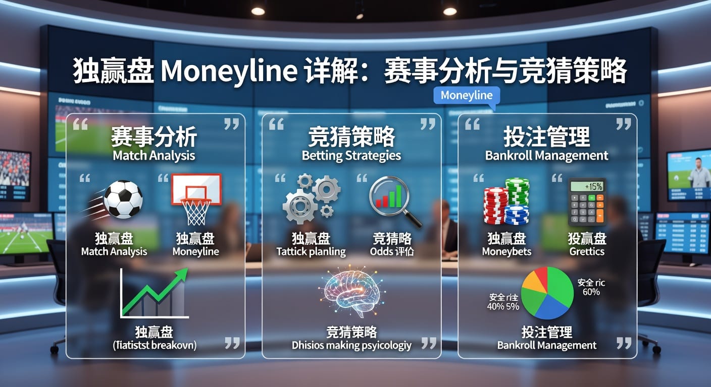 独赢盘 moneyline：赛果判断与实战理解
